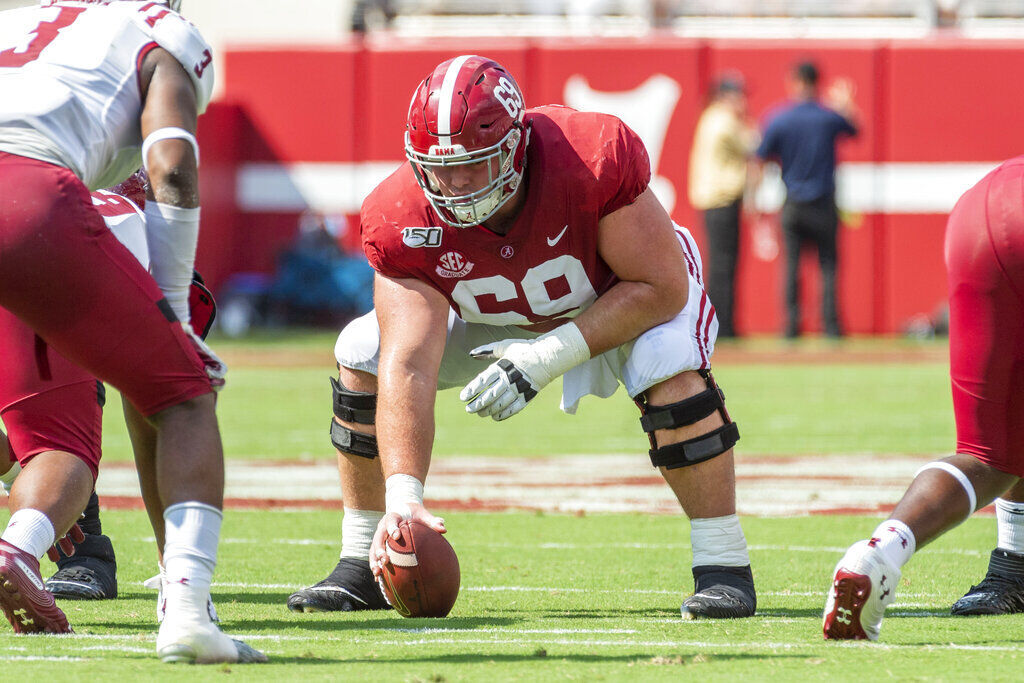 3. Landon Dickerson (Sr., Alabama, 6-5, 333)